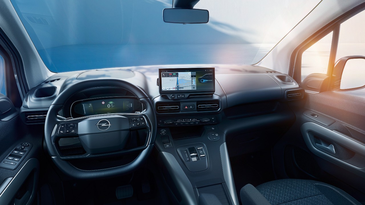 Innenansicht des Opel Combo Electric