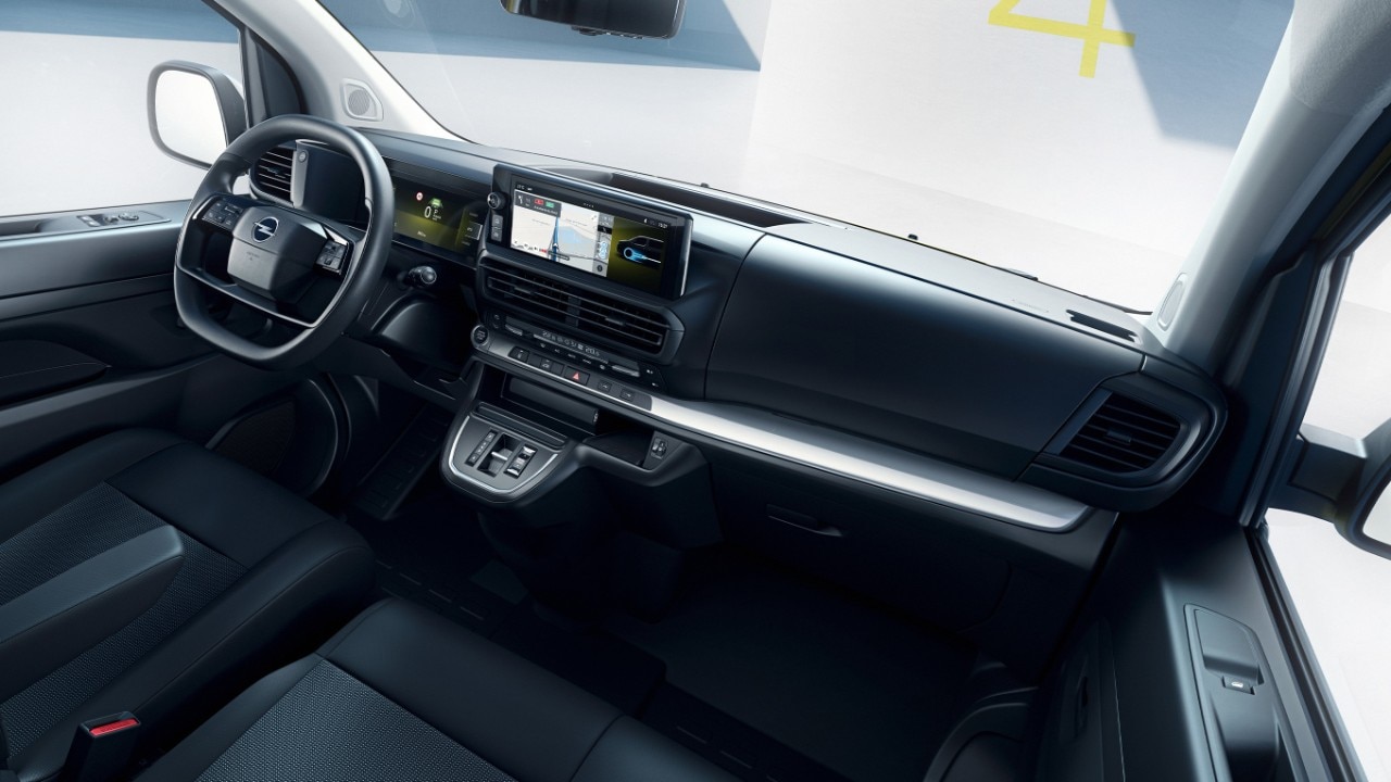 Innenansicht eines Opel Vivaro Electric
